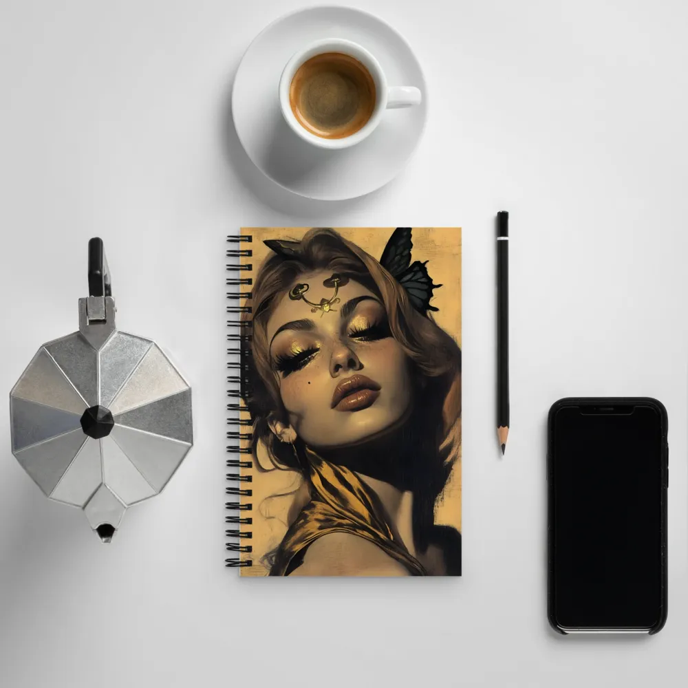 Enigmatic Beauty | Spiral Notebook