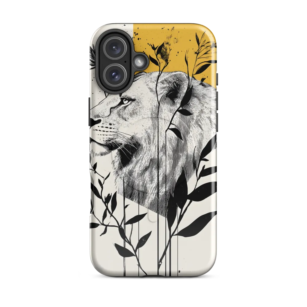 Regal Serenity: The Lion and Flora