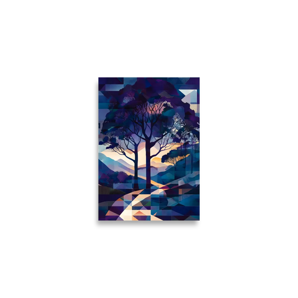 Tranquil Geometry: A Journey Through Color | Poster | A2 (16.5″×23.3″)