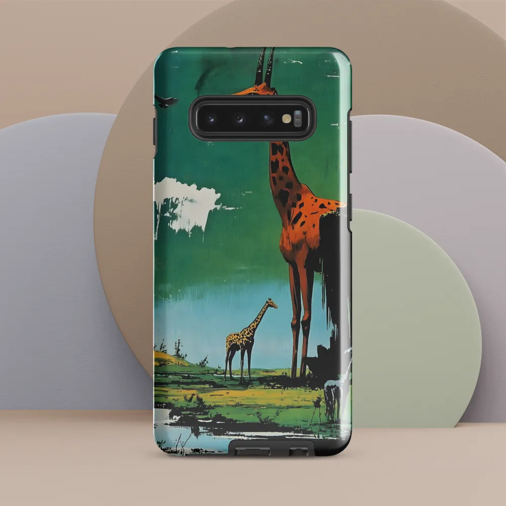 Giraffe Reverie | Phone Case |  S10 Plus | Tough Case | Glossy