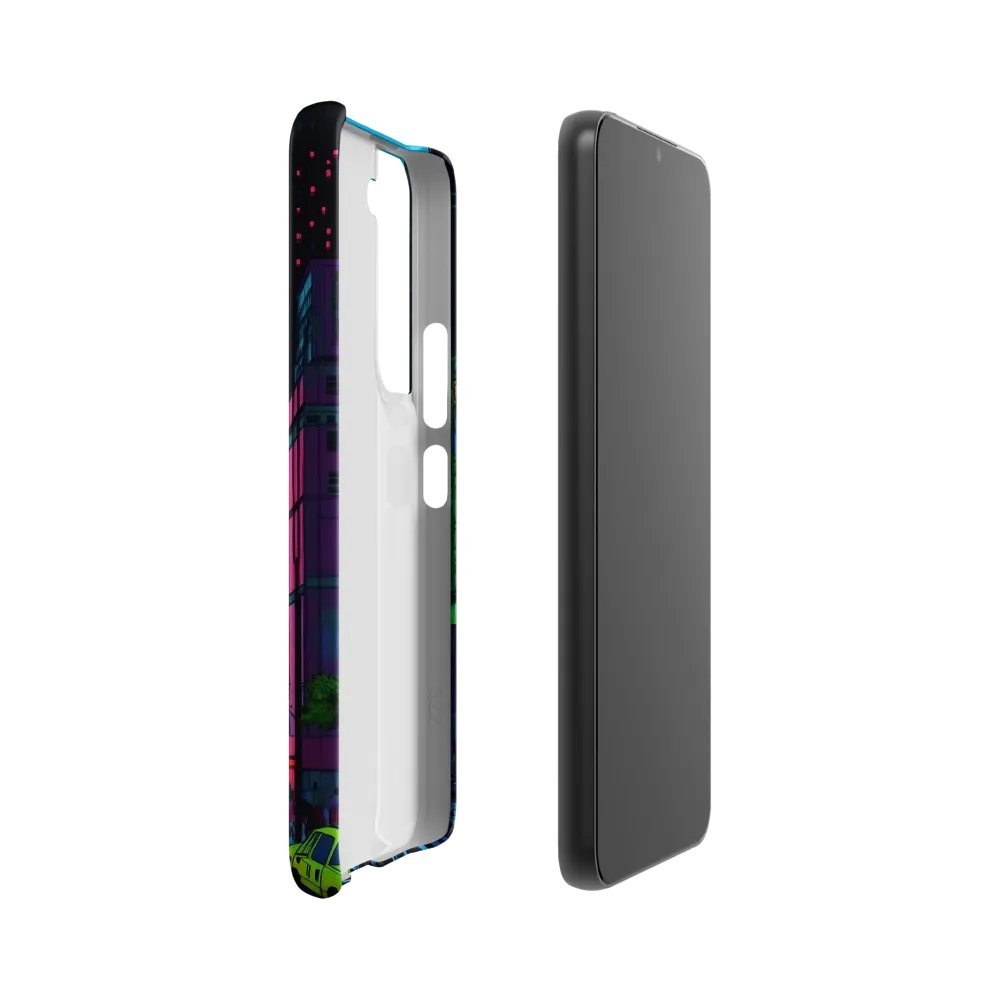 Neon Dreams of the City | Phone Case |  S22 | Snap Case | Matte