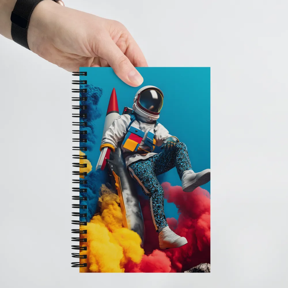 Lift Off: A Colorful Cosmic Journey | Spiral Notebook