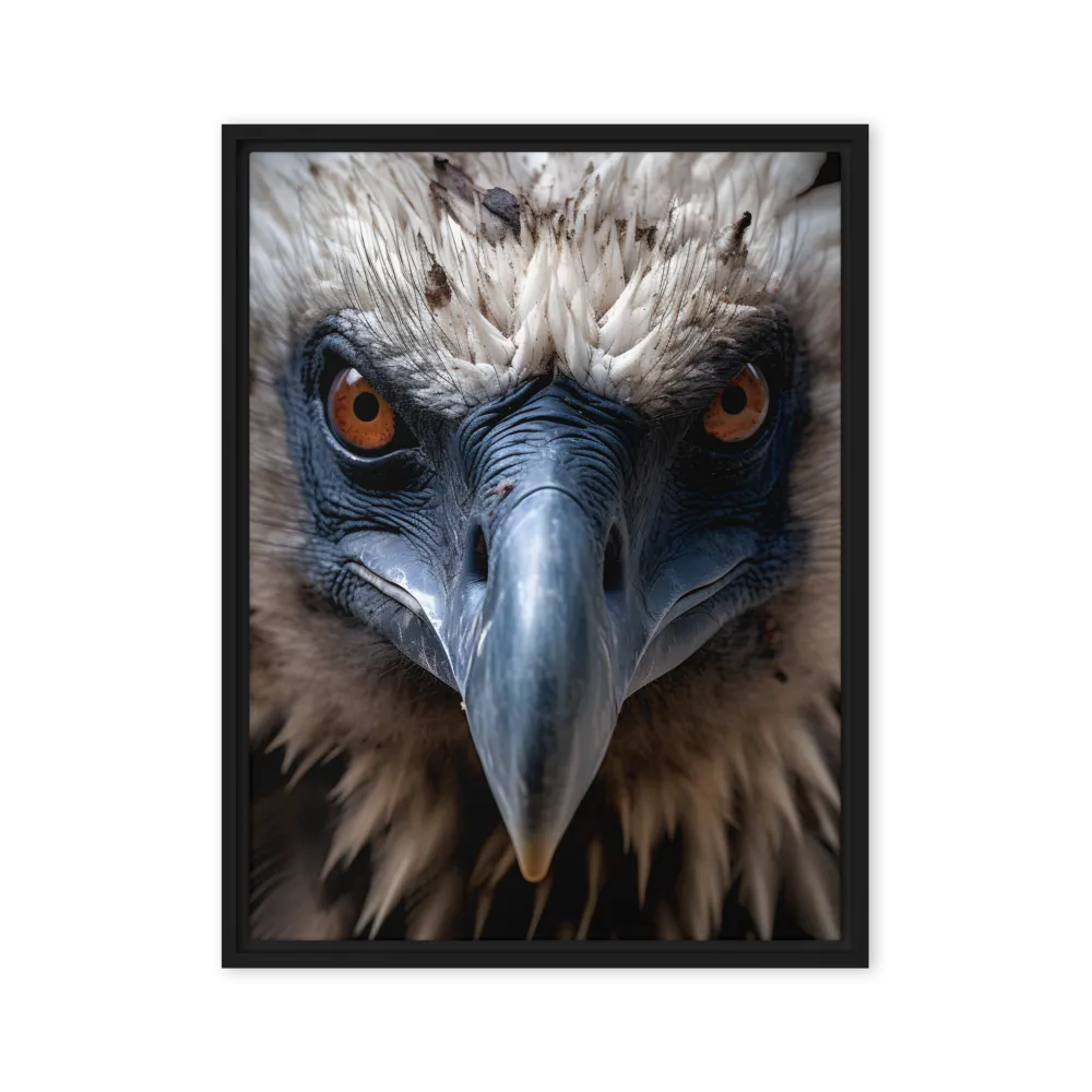 The Gaze of Strength | Canvas with Black Frame | 24″×32″