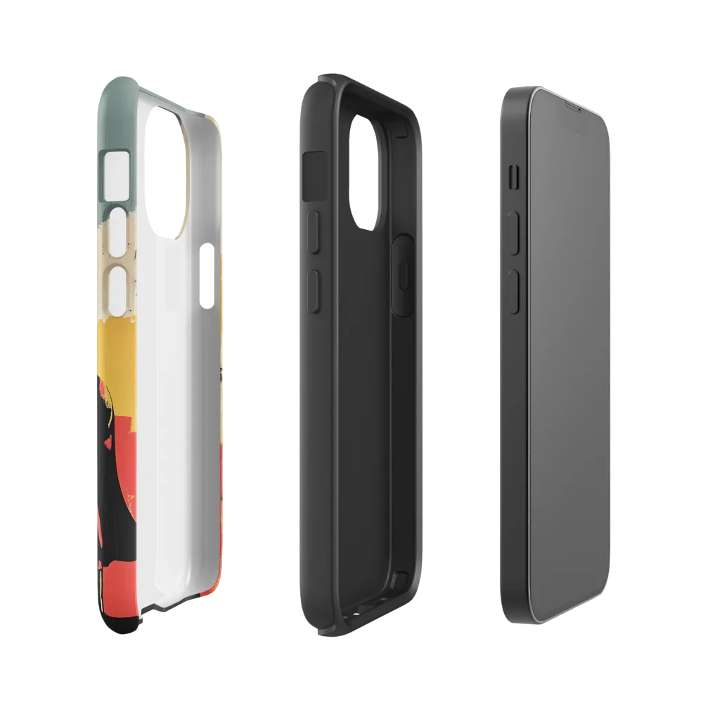 Hero in the Urban Dawn | Phone Case |  13 mini | Tough Case | Matte