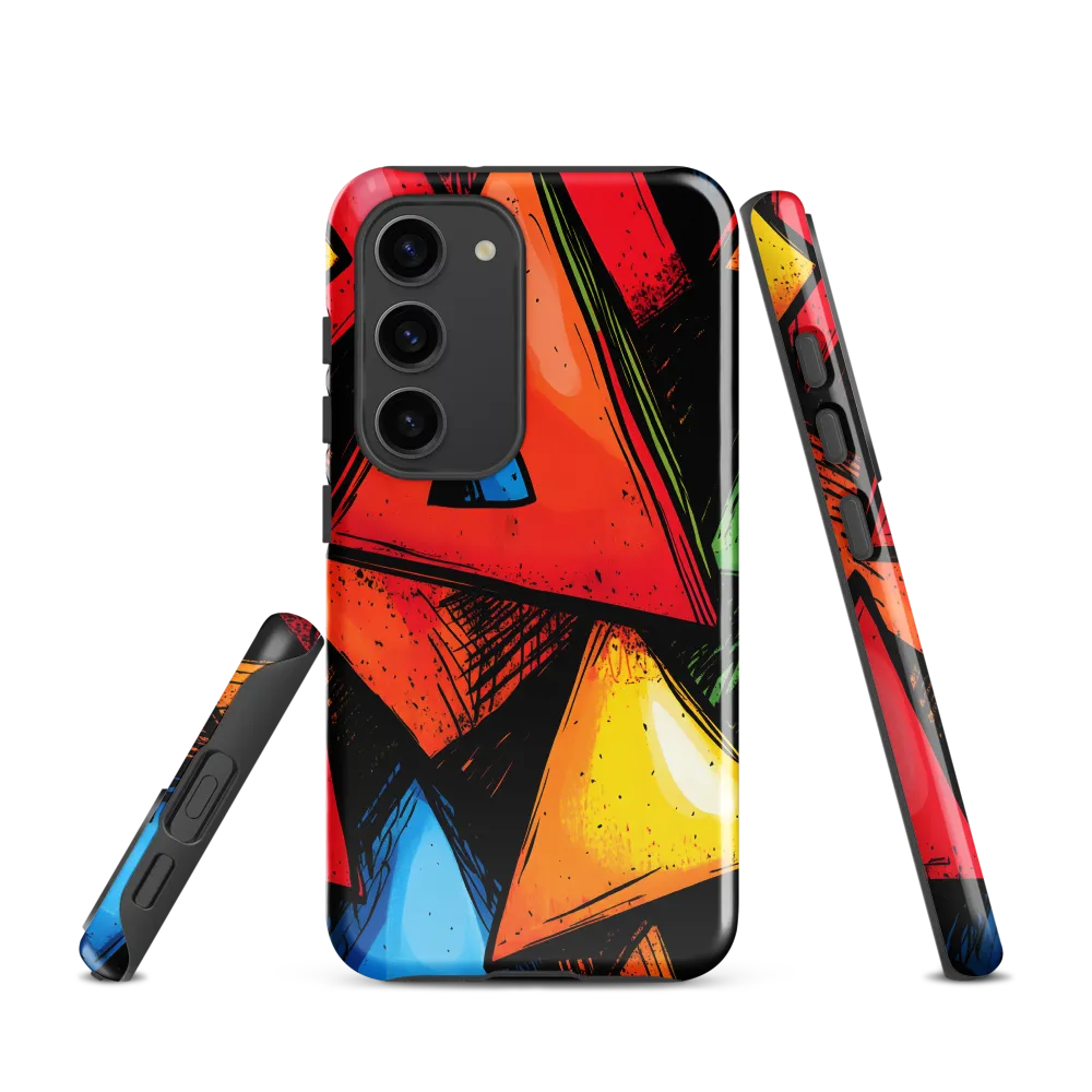 Vibrant Triangles in Abstract Harmony