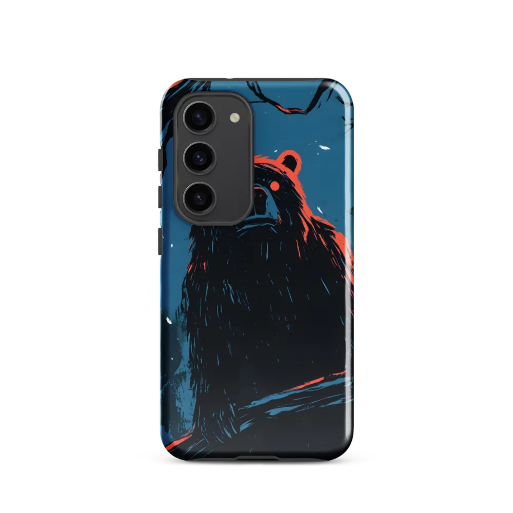 Eerie Majesty: A Bear in the Night