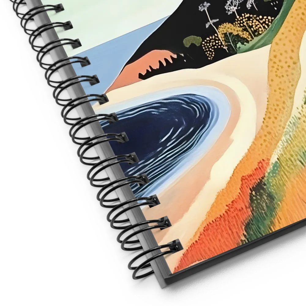 Tranquil Coastline Dream | Spiral Notebook