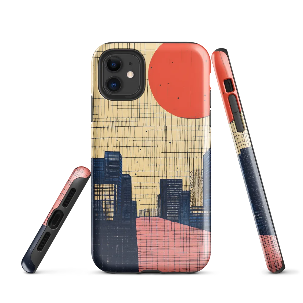 Urban Echoes: A Minimalist Cityscape
