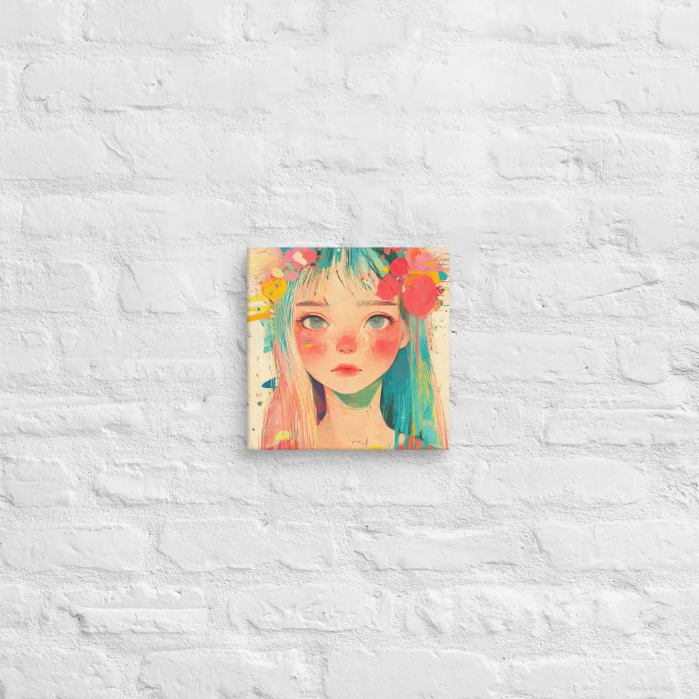 Whimsical Blossom | Canvas | 10″×10″