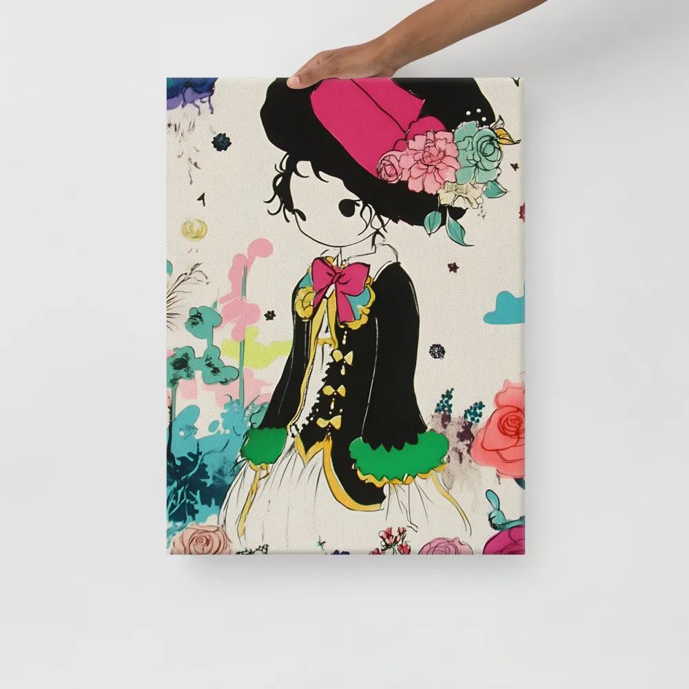 Whimsical Garden Reverie | Canvas | 18″×24″