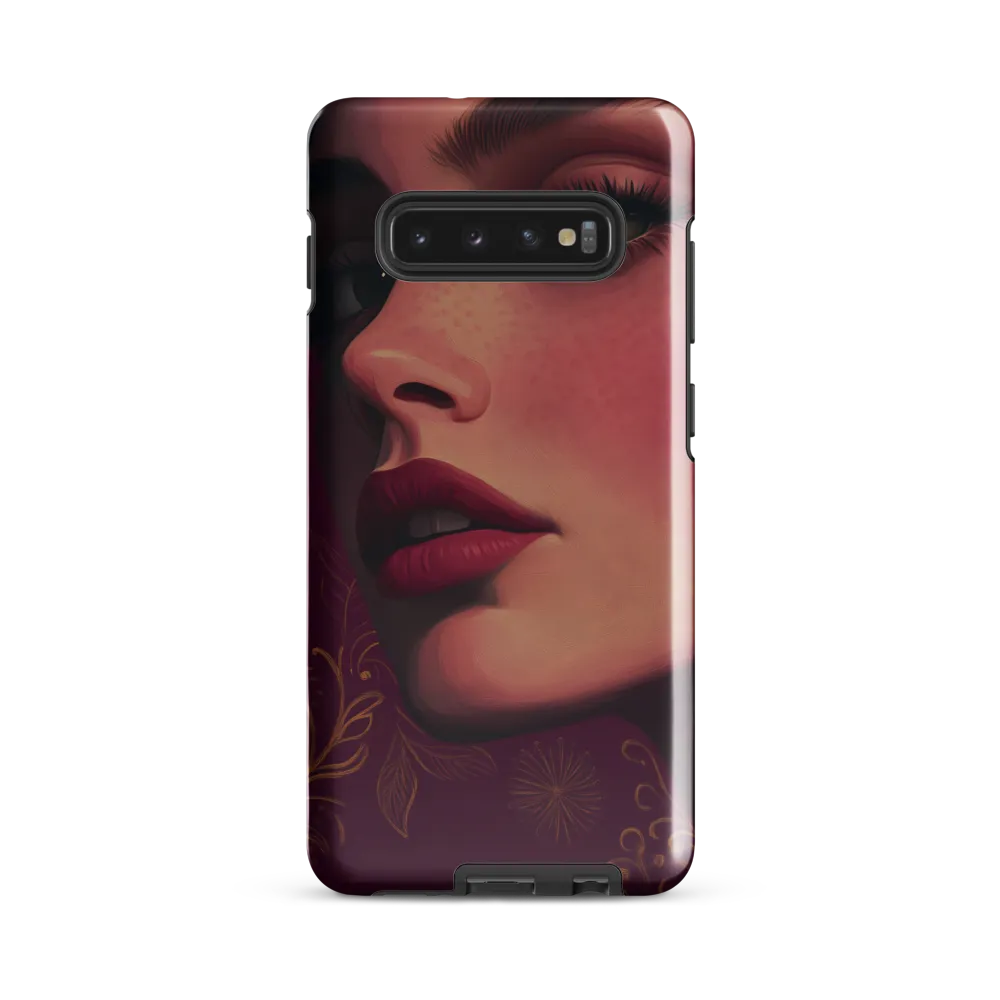 Portrait of Serene Beauty | Phone Case |  S10 Plus | Tough Case | Glossy