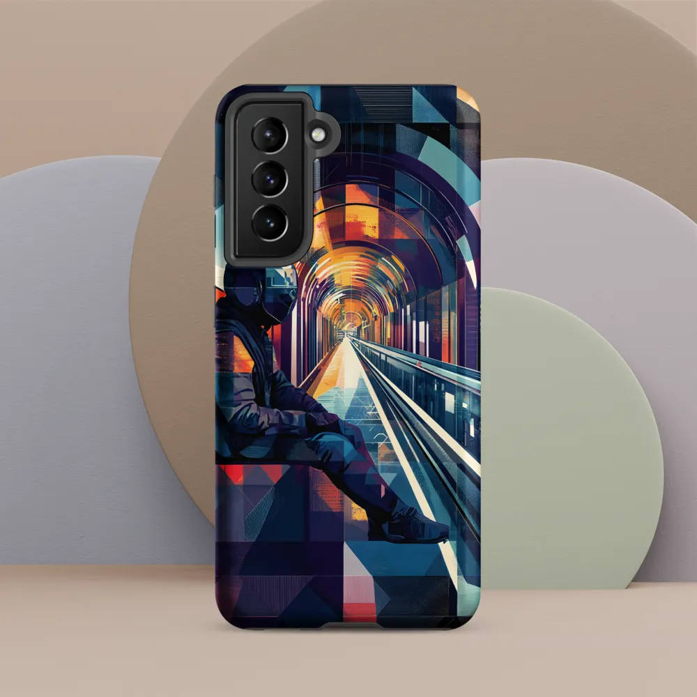 Reflections in a Futuristic Tunnel