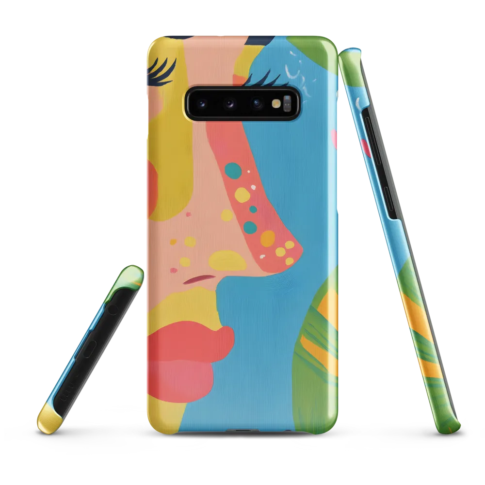 Whimsical Woman: A Modern Portrait | Phone Case |  S10 Plus | Snap Case | Glossy