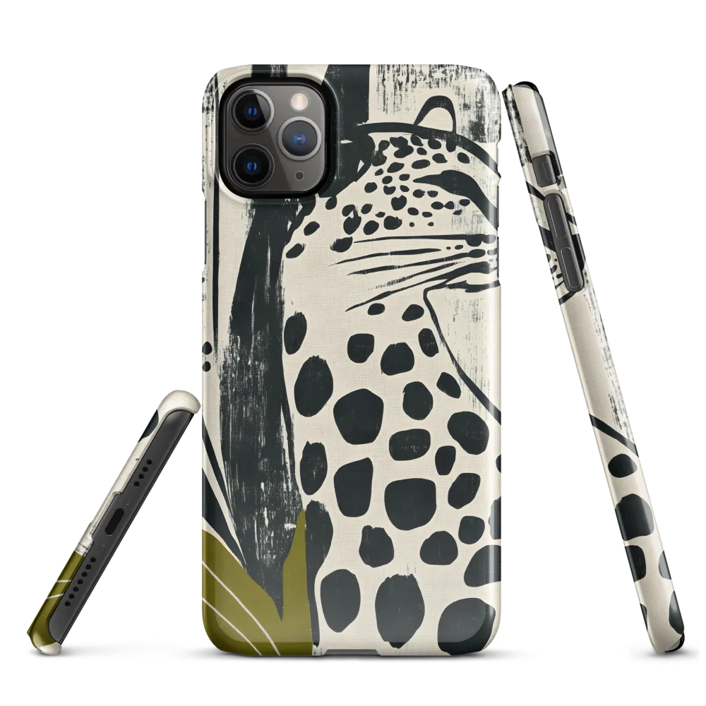 Leopard in Silhouette: A Modern Appeal | Phone Case |  11 Pro Max | Snap Case | Glossy