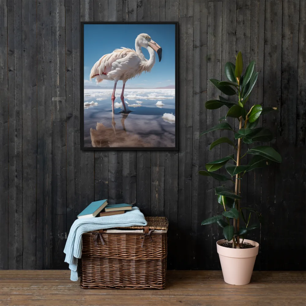 Graceful Solitude of a Flamingo