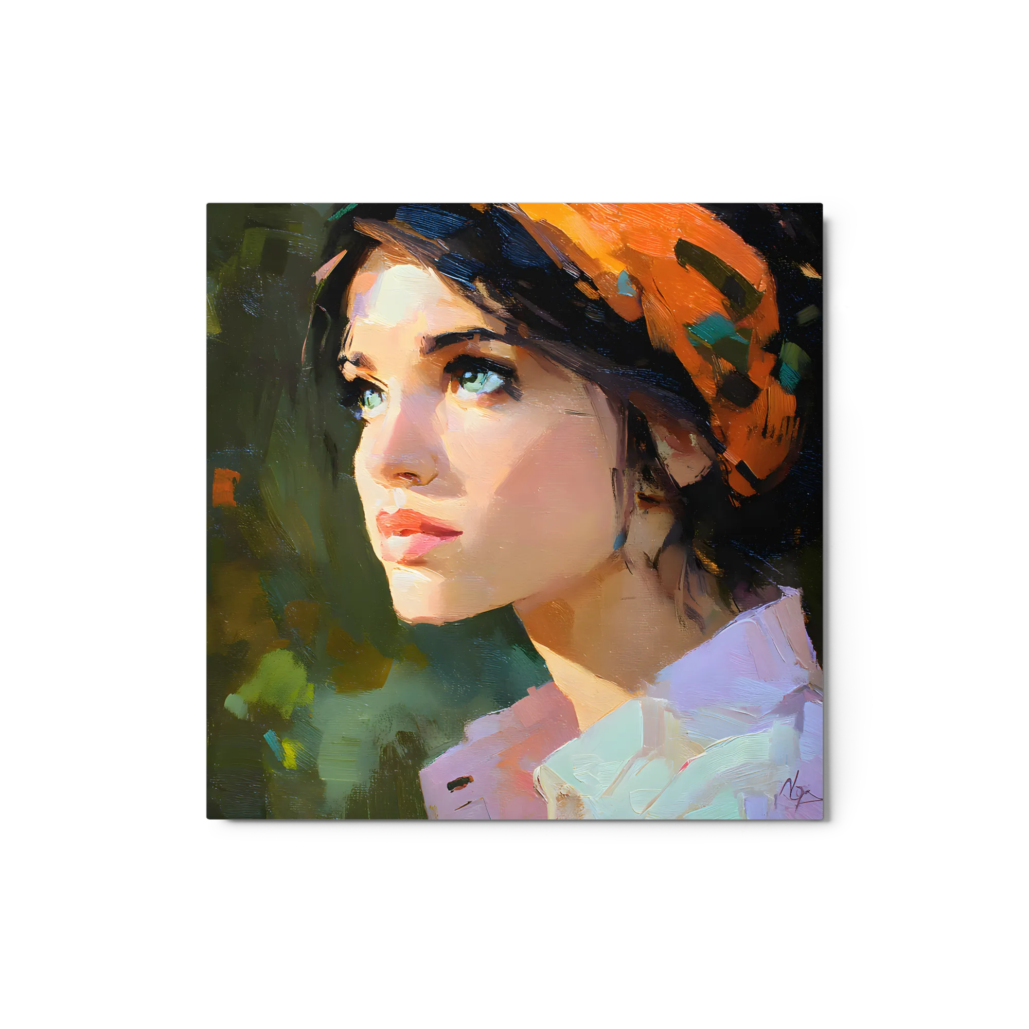 Glimpse of Serenity 
 Metal Print | 12″x 12″