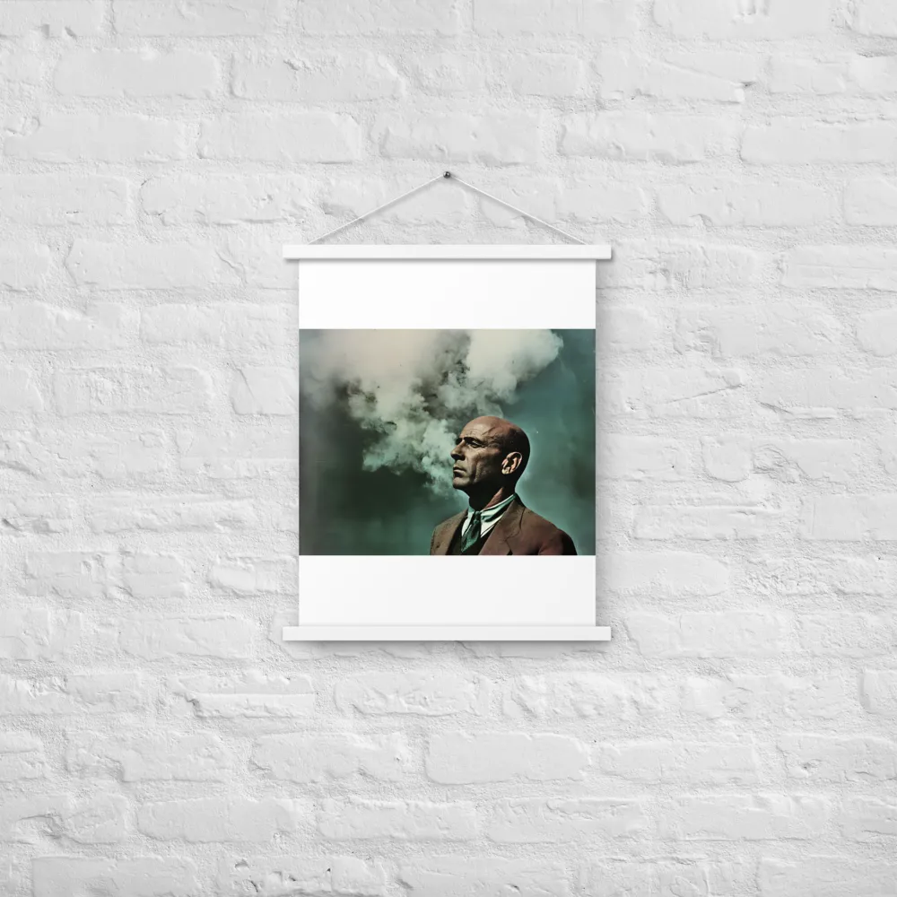 Clouded Thoughts | Poster With White Wood Hanger | 18″×24″
