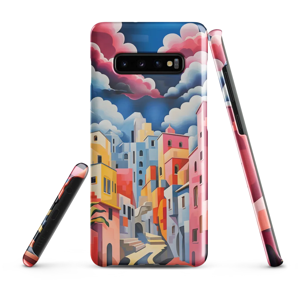 Whimsical Cityscape | Phone Case |  S10 Plus | Snap Case | Glossy