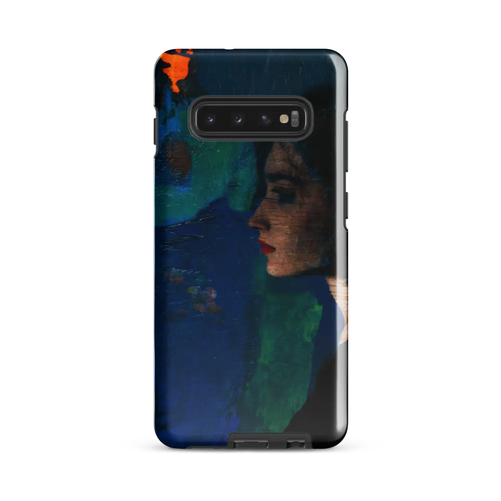 Contemplation in Blue | Phone Case |  S10 Plus | Tough Case | Glossy