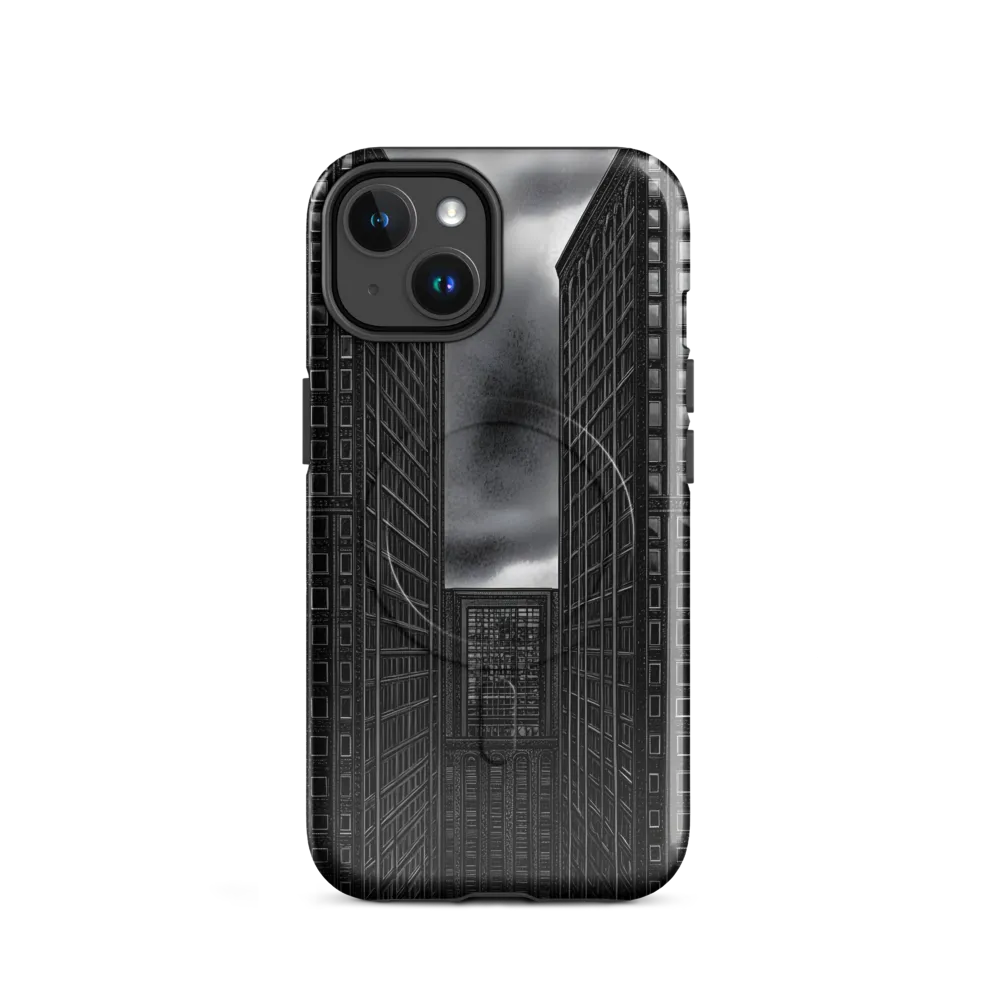 Between Towers: An Urban Reflection | Phone Case |  14 | MagSafe® Tough Case | Glossy