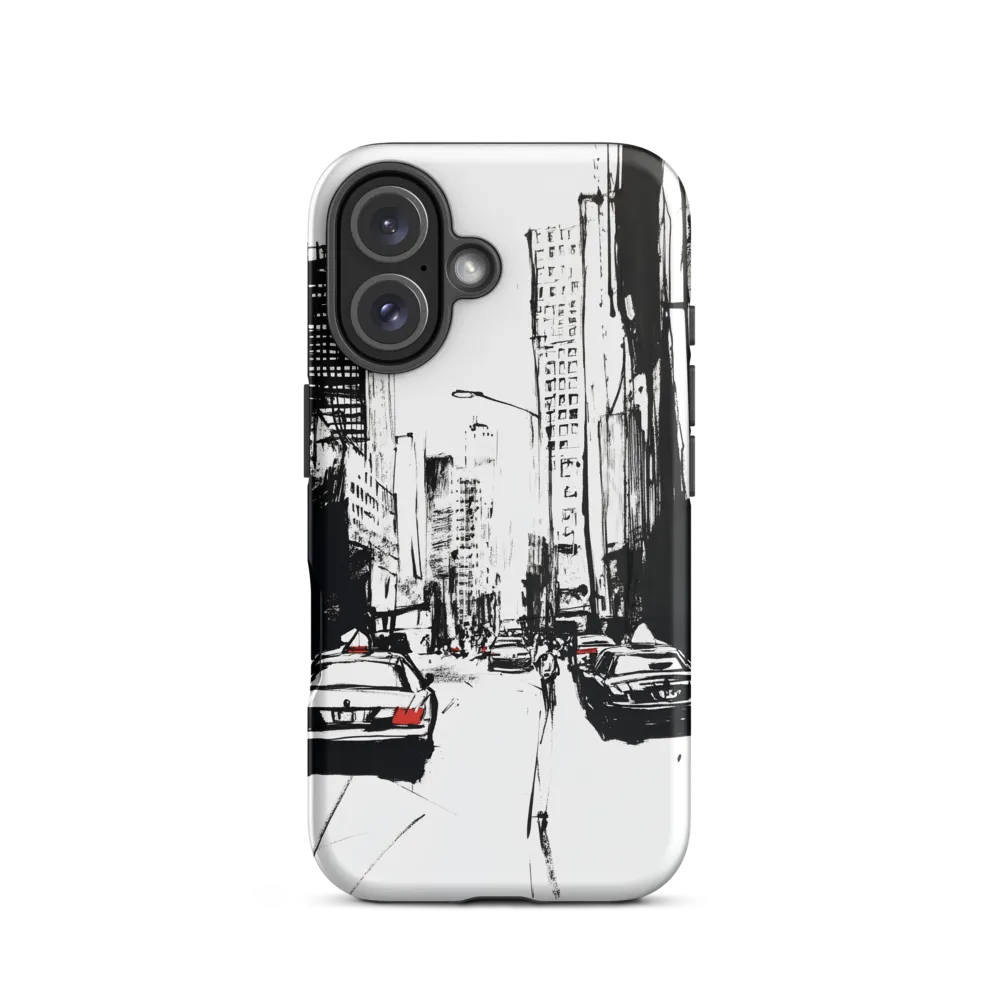 Urban Pulse: A Monochromatic Journey | Phone Case