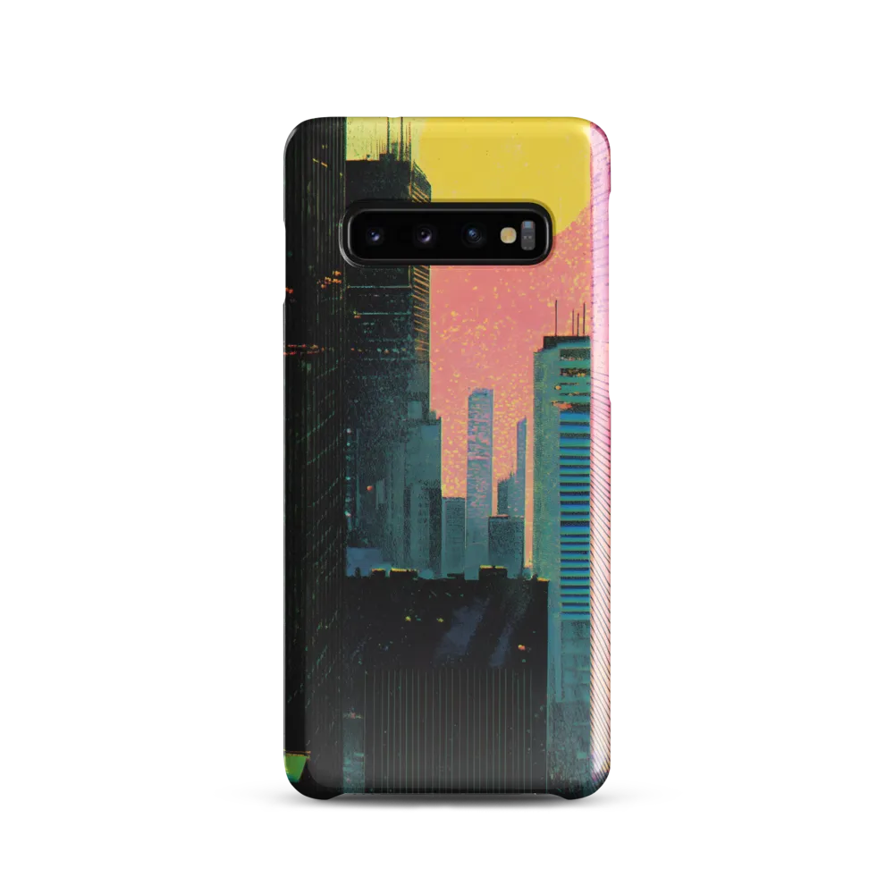 Nostalgic Urban Dreamscape | Phone Case |  S10 | Snap Case | Glossy