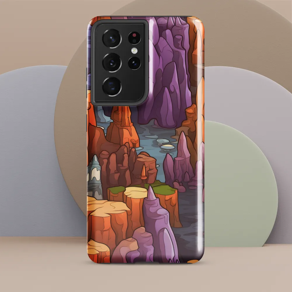 Vibrant Rockscape: A Digital Odyssey