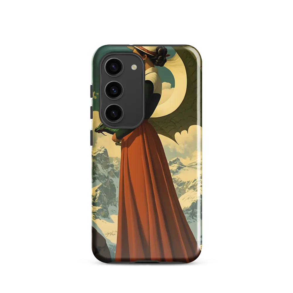 Mystic Harmony: The Dragon Keeper | Phone Case |  S23 | Tough Case | Glossy