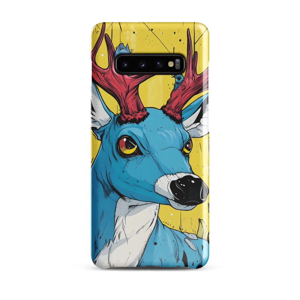 Vivid Antlers: A Modern Take on Nature | Phone Case |  S10 Plus | Snap Case | Glossy