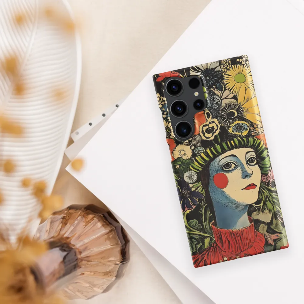 Floral Whimsy: A Portrait of Nature's Embrace