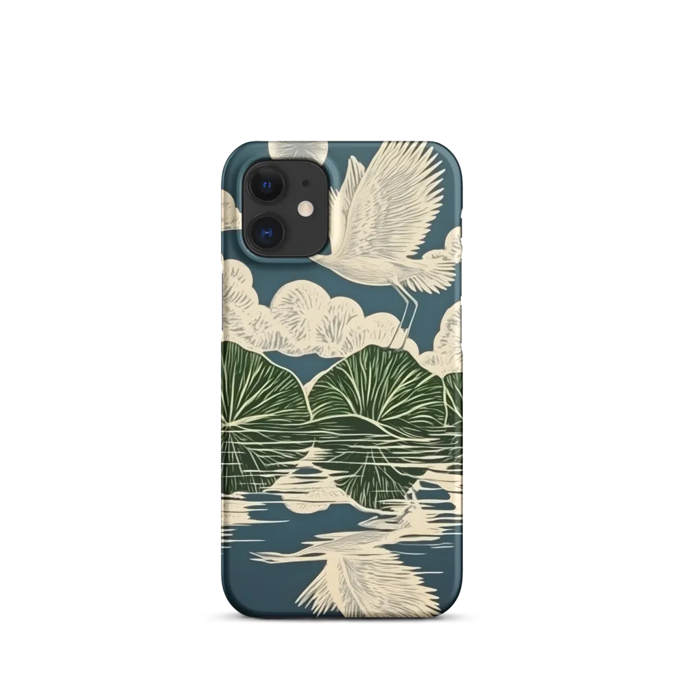 Ethereal Flight Over Water Lilies
