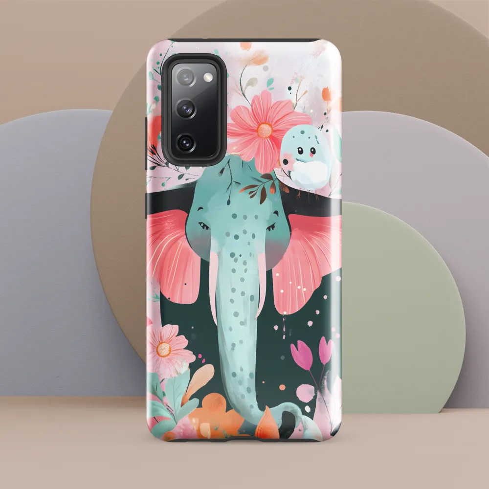 Whimsical Elephant in Bloom