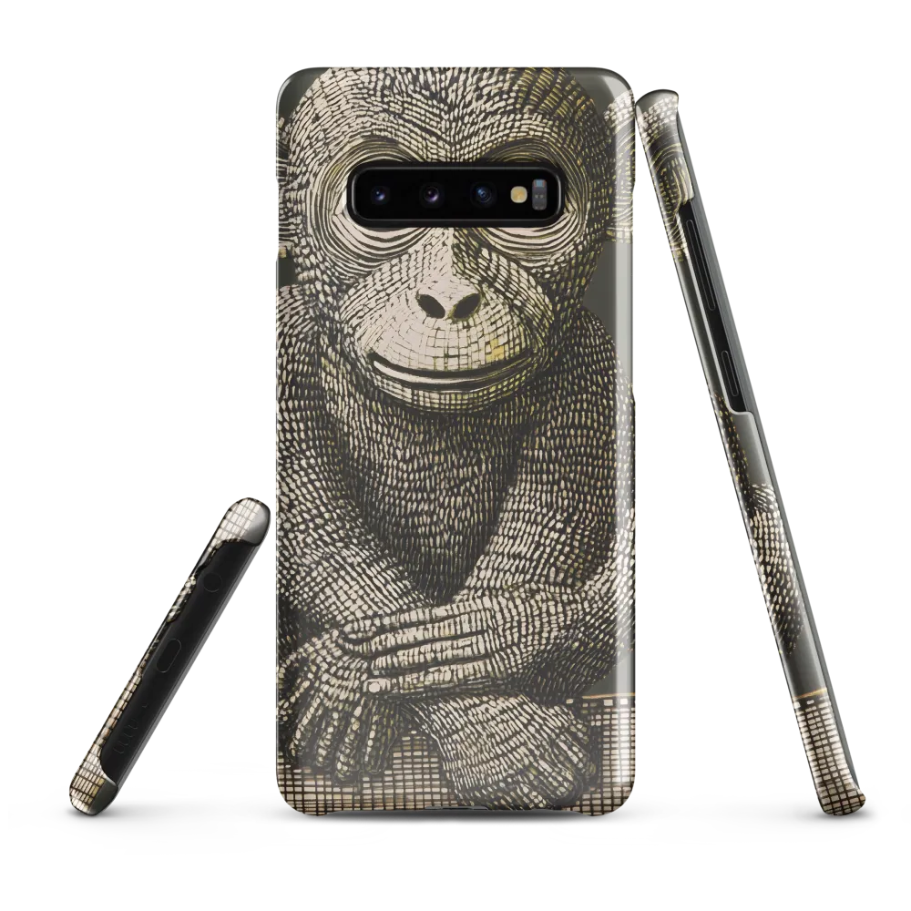 Intricate Primate Portrait | Phone Case |  S10 Plus | Snap Case | Glossy