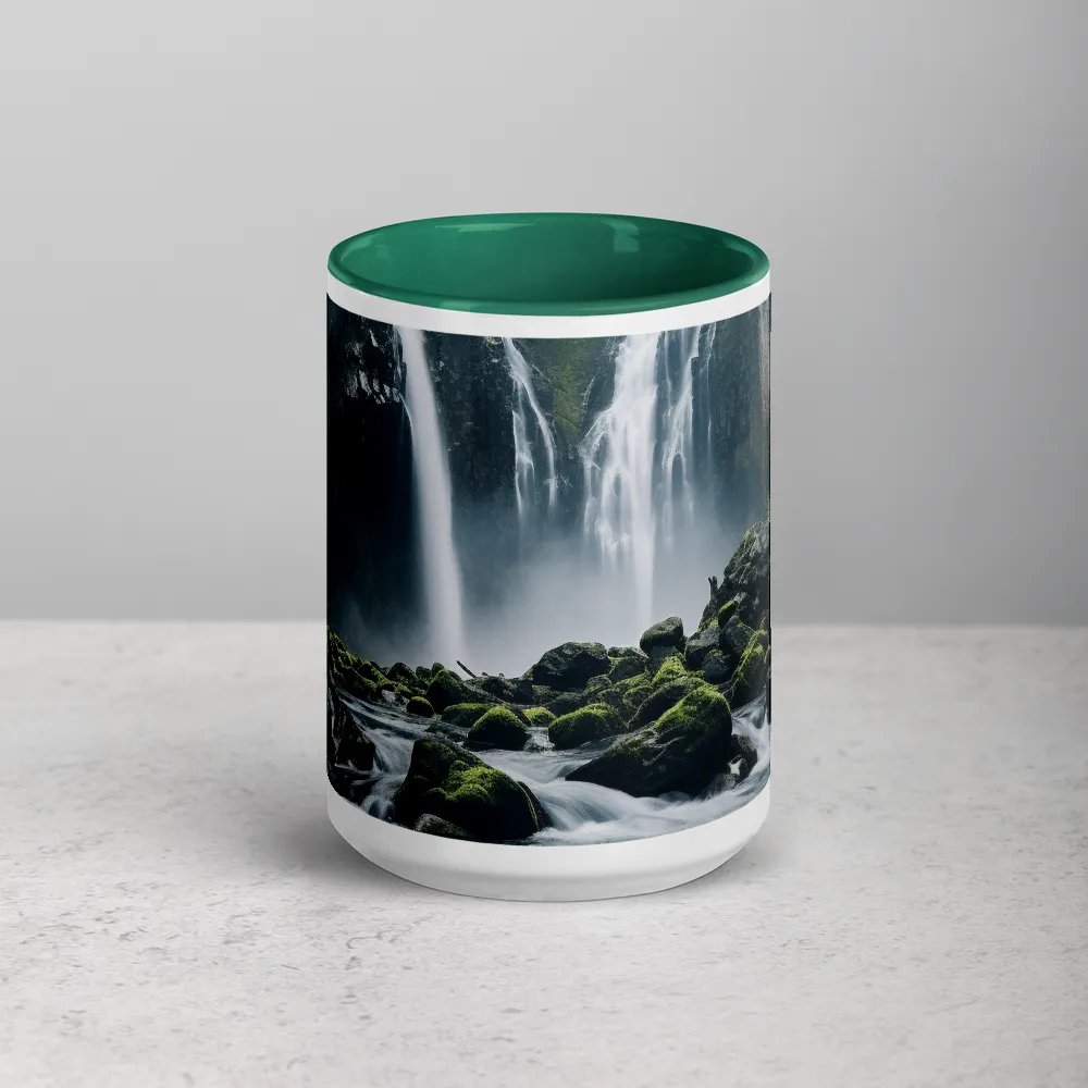 Majestic Waterfall Photograph | Mug