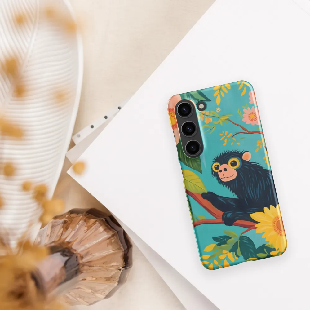 Joyful Encounter in a Floral Paradise