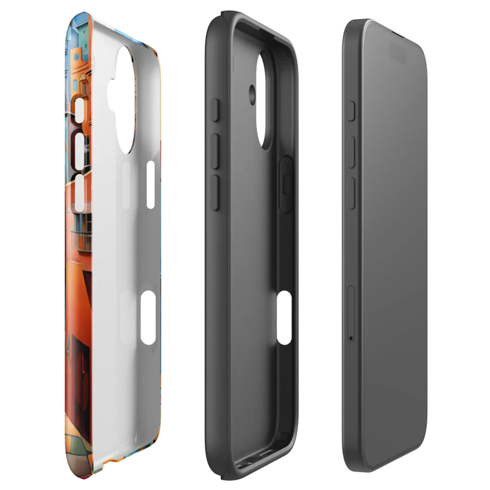 Vibrant Cityscape: A Kaleidoscope of Colors | Phone Case |  16 Plus | Tough Case | Glossy