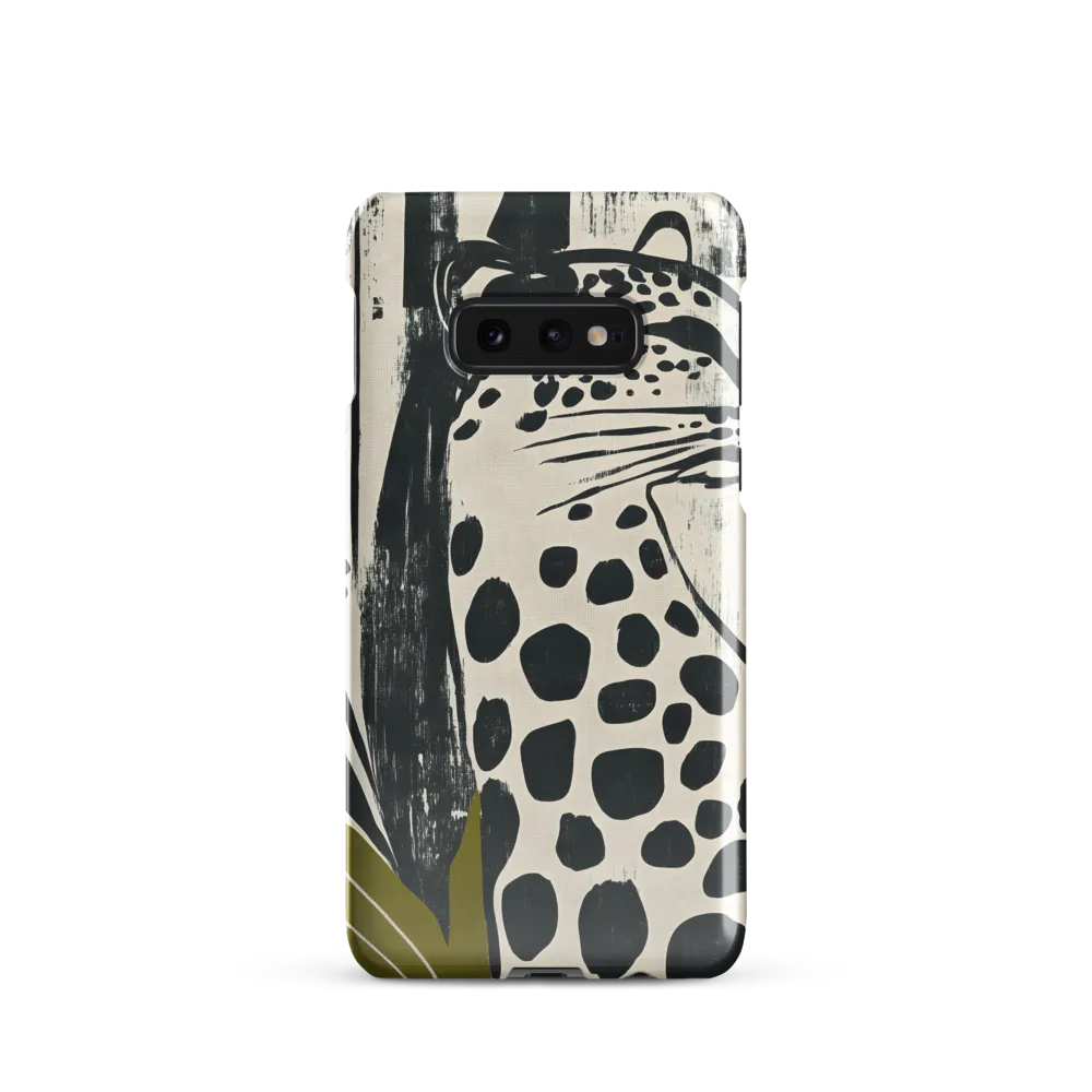 Leopard in Silhouette: A Modern Appeal | Phone Case |  S10e | Snap Case | Glossy