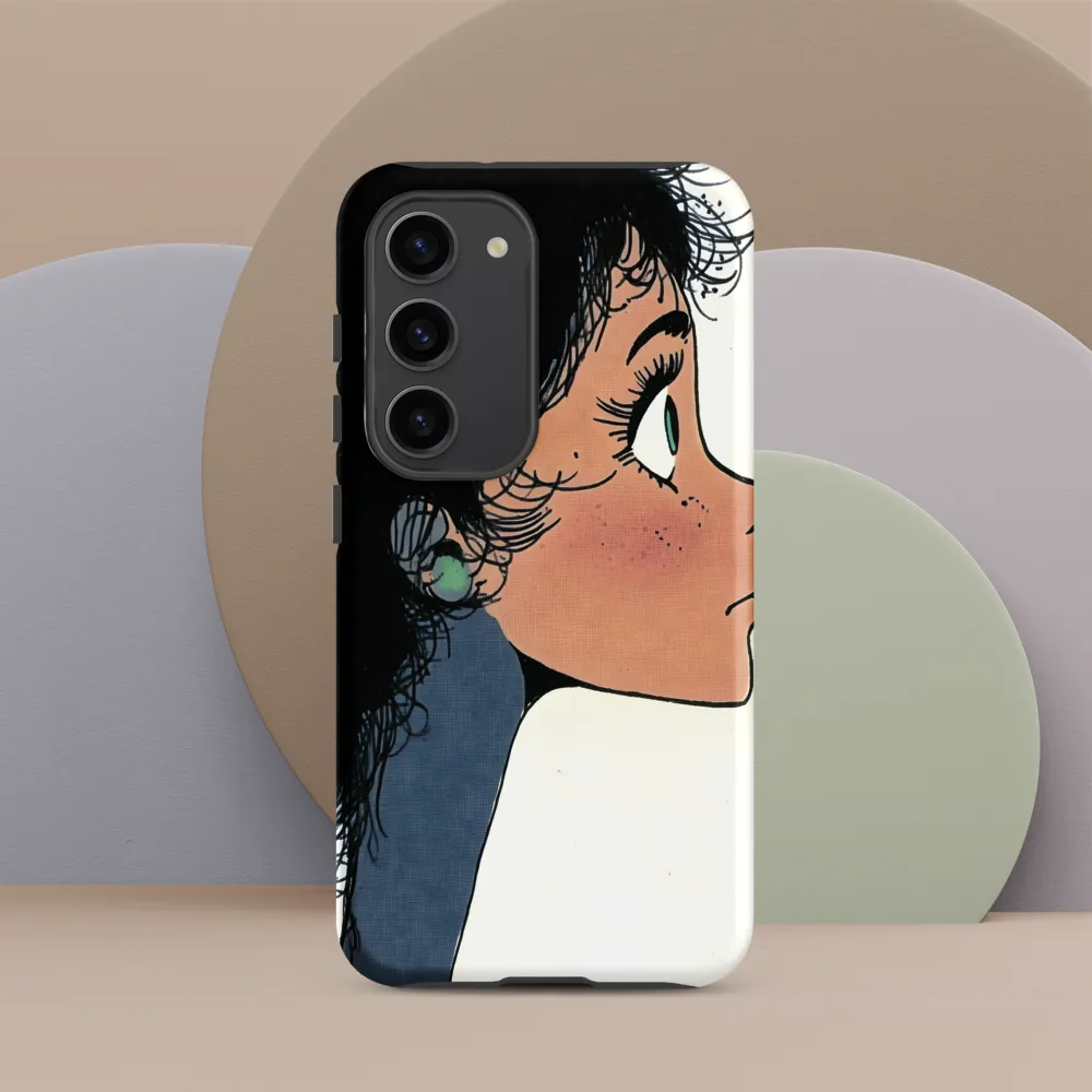Whispers of Contemplation | Phone Case |  S23 | Tough Case | Matte