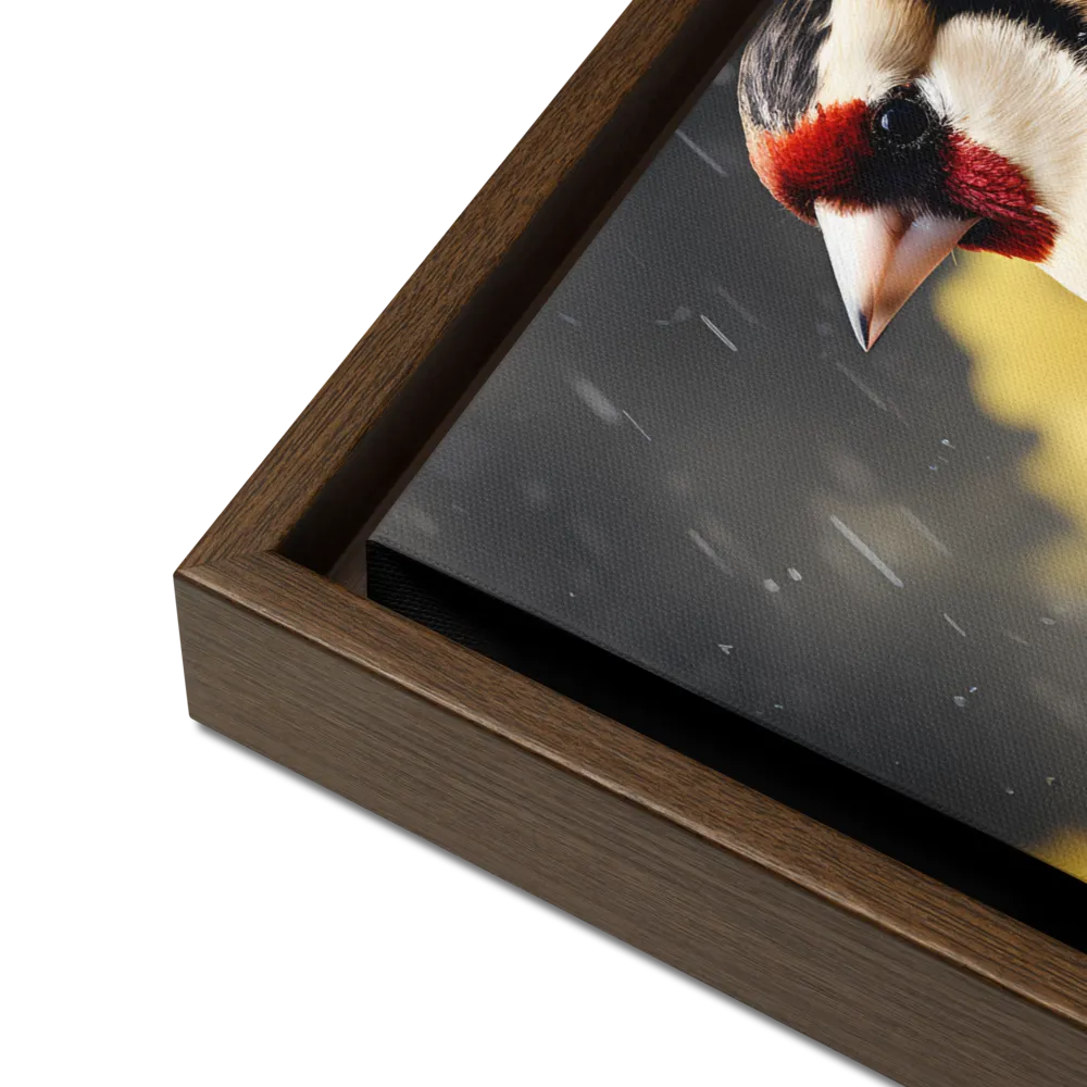 Harmony in Nature: A Goldfinch Amidst Blooms