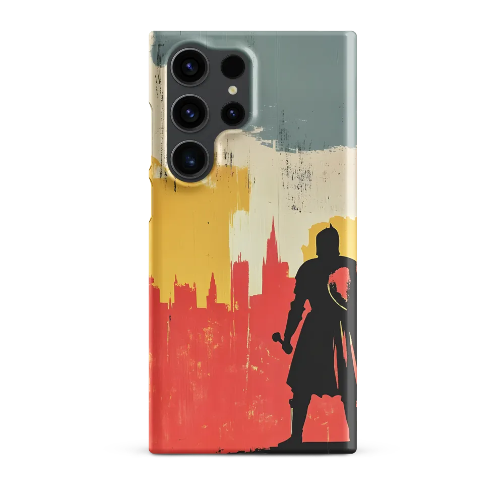 Hero in the Urban Dawn | Phone Case |  S23 Ultra | Snap Case | Matte