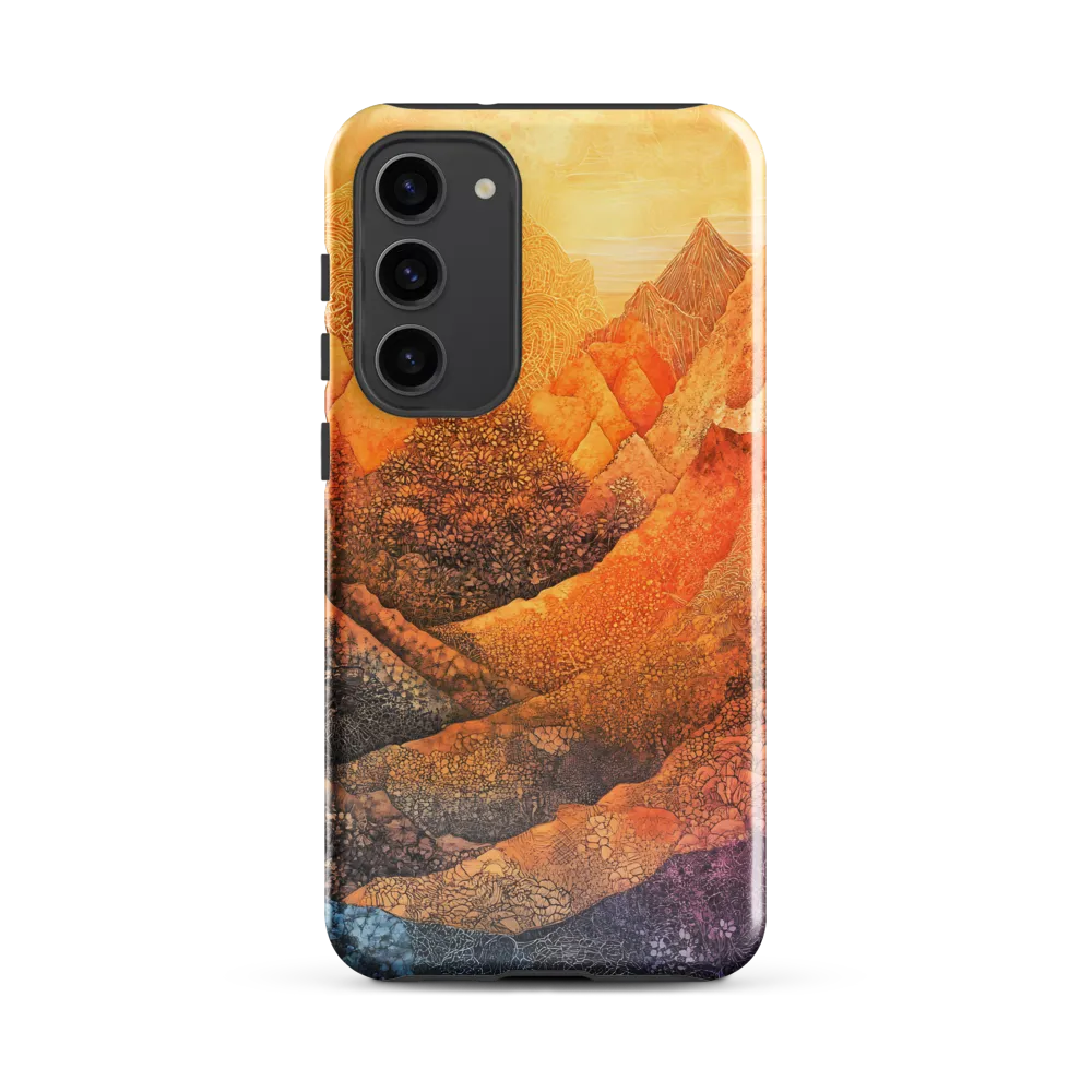 Serene Peaks of Color