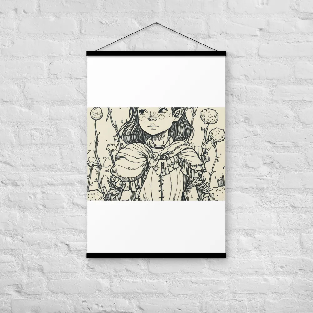 A Young Guardian of Nature | Poster With Black Wood Hanger | 24″×36″