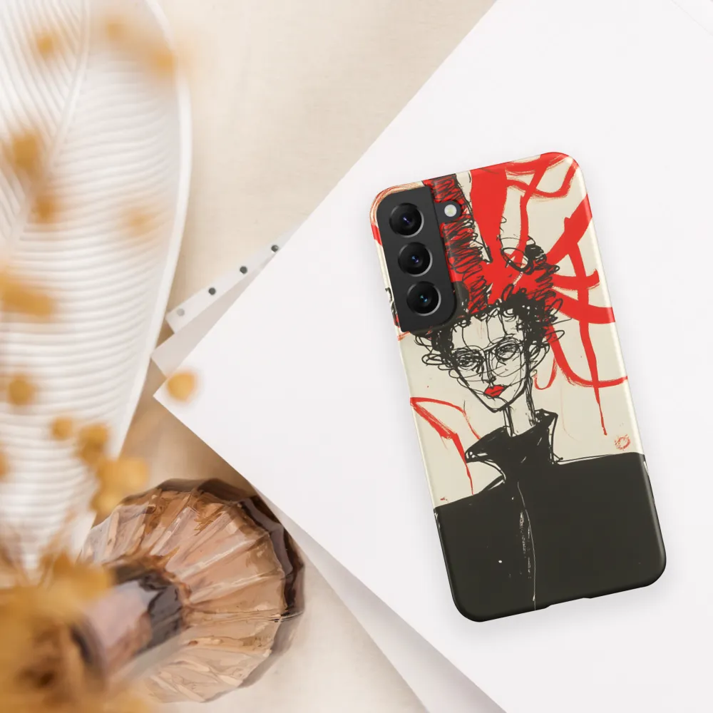 Dramatic Elegance in Red and Black