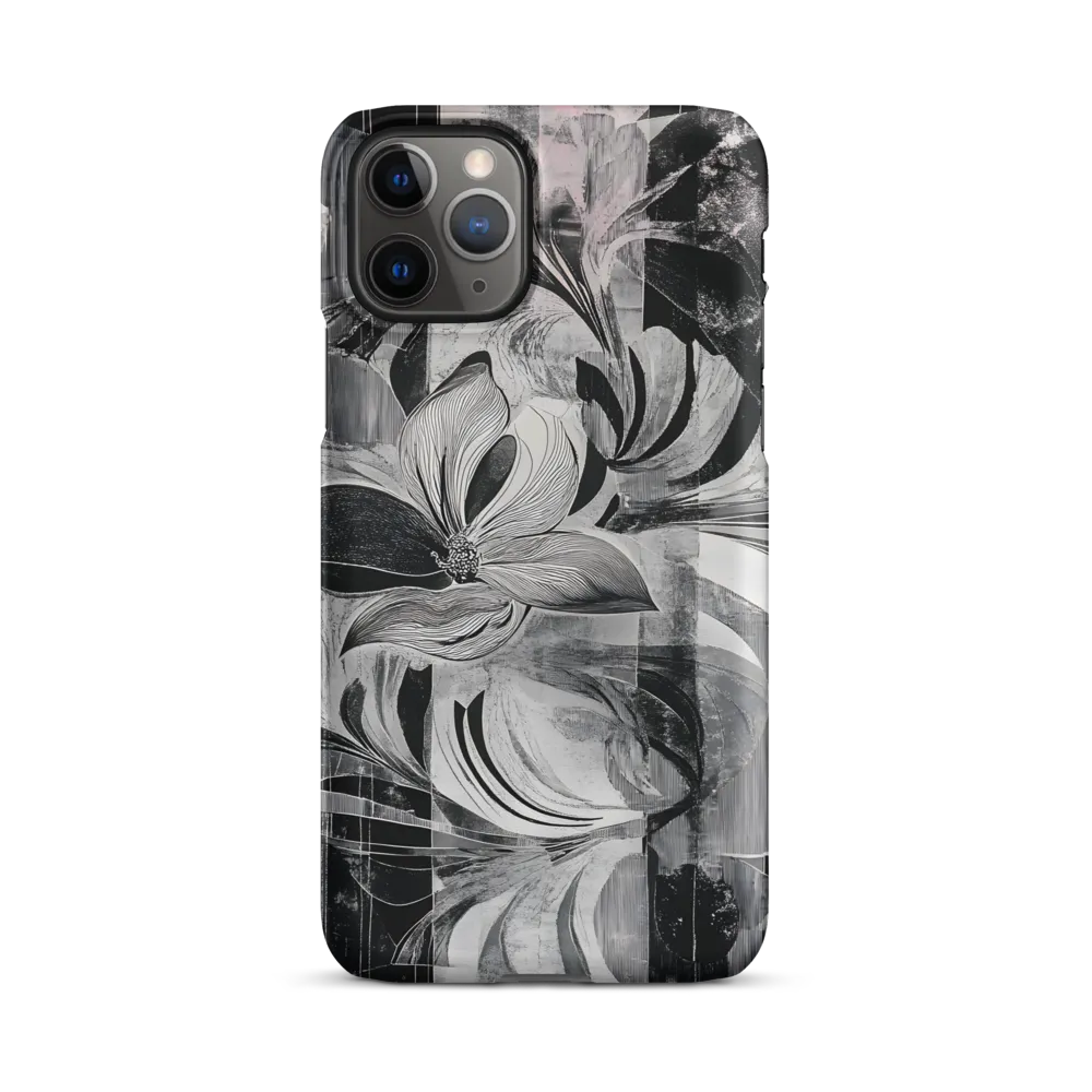 Floral Fusion in Monochrome