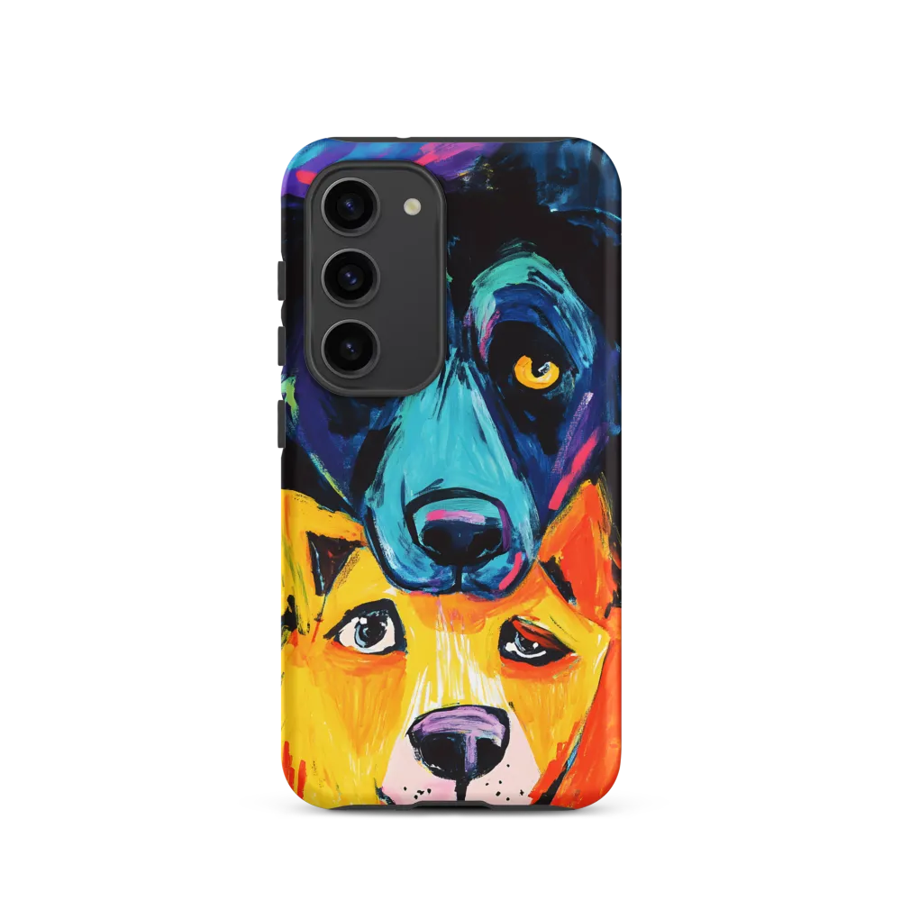 Vibrant Companions: An Expression of Canine Spirit