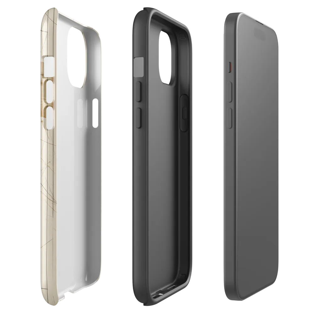 Elegance in Lines | Phone Case |  15 Plus | Tough Case | Glossy