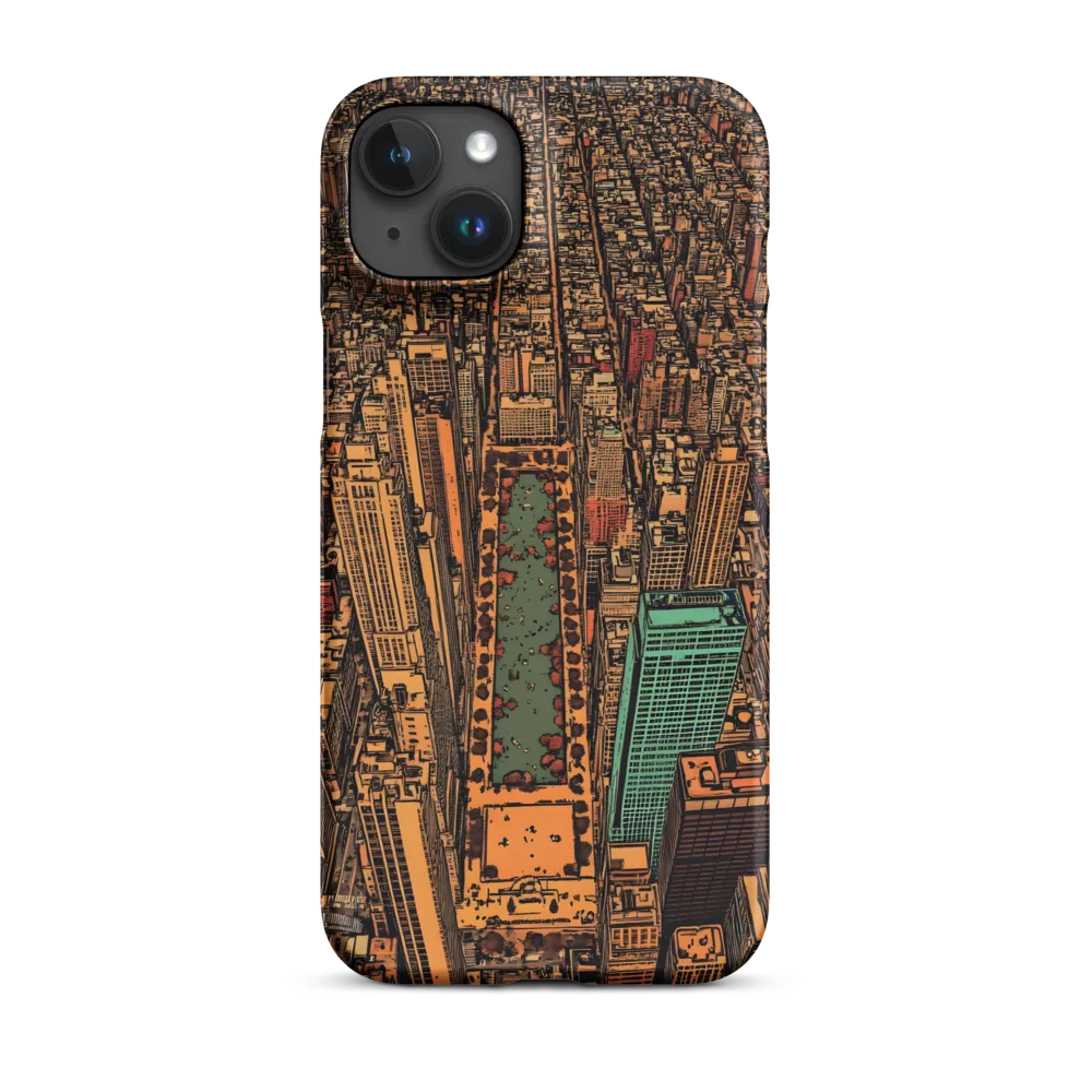 Urban Oasis: Aerial View of City Life