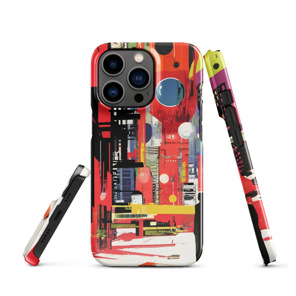 Urban Echoes: A Futuristic Reverie | Phone Case |  13 Pro | Snap Case | Glossy