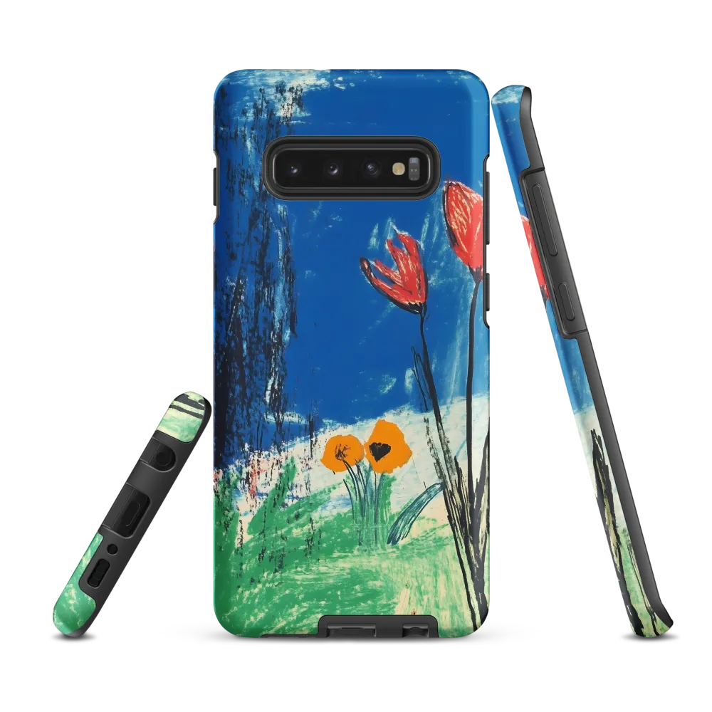 Joyful Blossoms in Blue