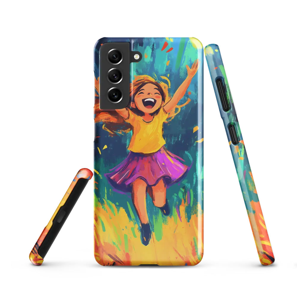 Joyful Escape into Nature | Phone Case |  S21 | Snap Case | Glossy